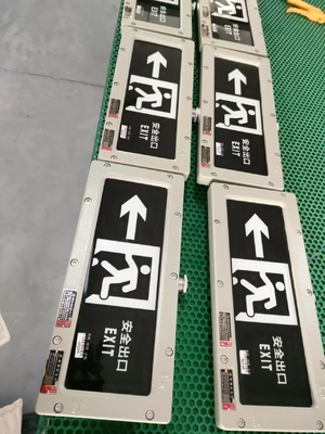 4500-6500K 緊急防火出口灯 2*3Watt 220VAC 24/36VDC 壁/天井に設置