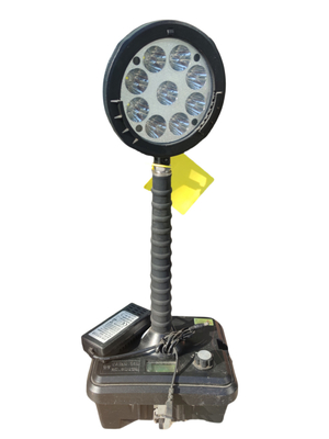 ゾーン 1 沖合 陸上 防爆 携帯型 LED 作業照明 プラスチック製 GRP 100-295VAC