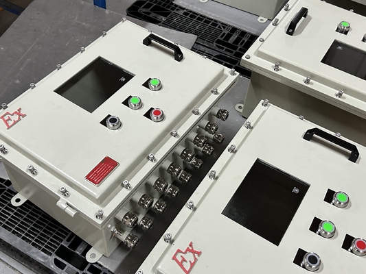 防爆型配電盤 – 220V/380V、ポンプスターター盤、IP65、ATEX/IECEx 認証