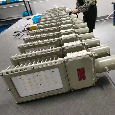 防爆設計とCCT Ra ≥80を備えた製薬業界向け防爆型投光器