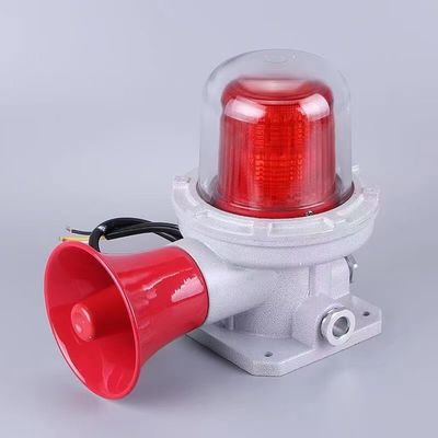 産業環境向けの LED 防爆音響および視覚警報灯 点滅頻度 150 回/分
