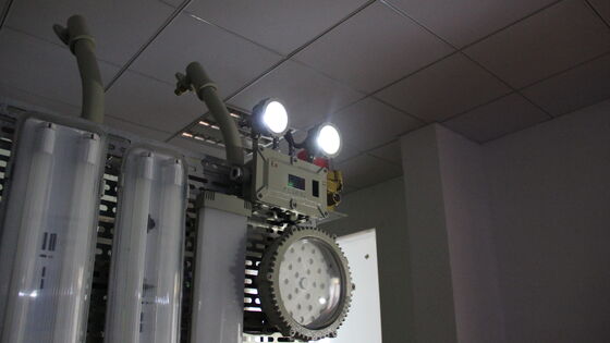 アルミニウム合金強化ガラス充電式220v IP66 LED非常口サイン 非常灯 3時間