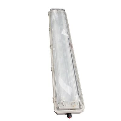 Flangle Mounting Explosion Resistant Fluorescent Light Fixture Ideal for Zone 1 2 21 22 Hazardous Environment Industrial