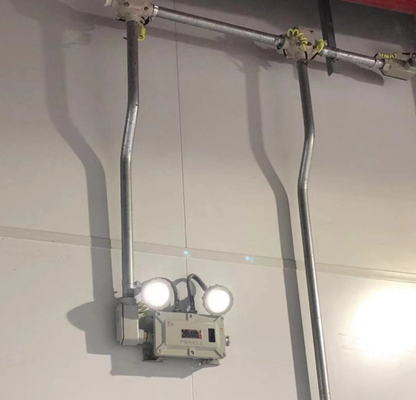2*4.5w 防災用ダブルヘッドライト 壁に設置された ATEX LED 防爆灯 危険場所への防災灯
