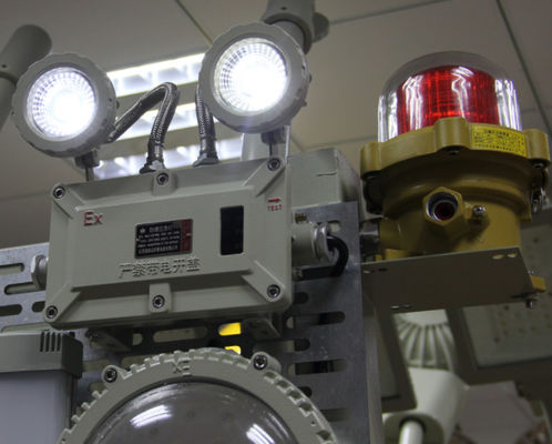 Explosion-proof emergency light, double head safety exit indicator light, LED IP66 220v 50hz wall mount bracket