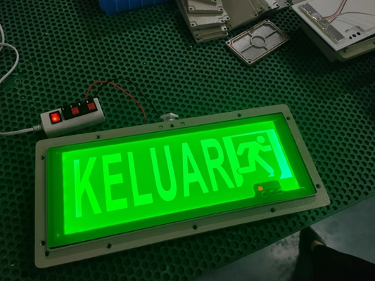 OEM 防爆 LED 非常口灯 24VDC/36VDC/AC | ゾーン1/ゾーン2用途向け認証済み安全照明