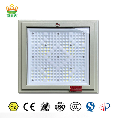 ATEX 18*18 インチ 方形 爆発 防止 ライト 100w 130lm/w ガソリン ステーション ライト 5 年間の保証