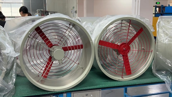 産業用 1450r/m 防爆 300mm 直径の排気扇 安全で高性能な危険地帯換気