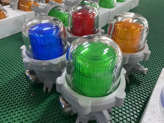 熱売 5-40w 警告ランプ 緊急事態を照らす 120-180db 防爆 音声・視覚アラーム