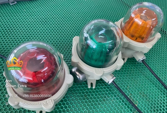 化学加工工場用 120-180dB デシベル 防爆アラームライト