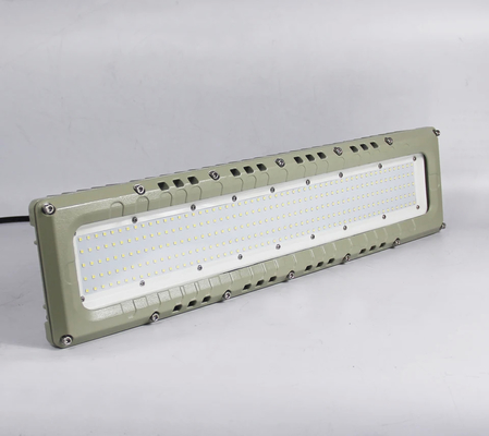 IP66 と WF2 防護レベル 爆発防止 LED 線形光 100-277VAC 工業用エリア用 100lm/W 効率