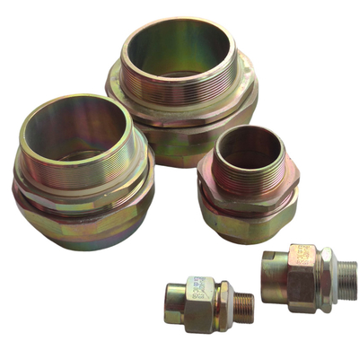 シルバーブラス 6-12mm クランプ エクス プルーフ グランド 滑らかな表面