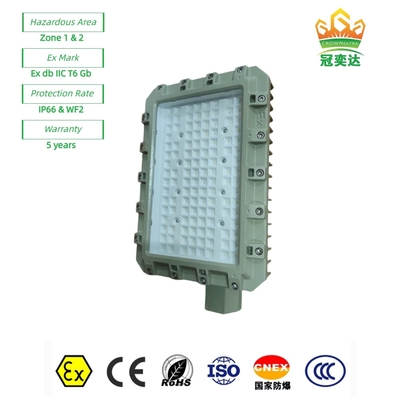 ATEX認定ExProof LEDストリートライト WF2 IP66 CREEビーズ ゾーン1 オイルフィールド/マリン 180lm/w 295≤V