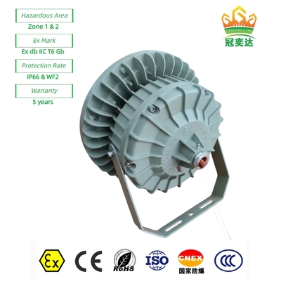 防火 防火 LED ベイライト 防塵/防水 危険ゾーン 1 175lm/watt の MEANWELL ドライバー