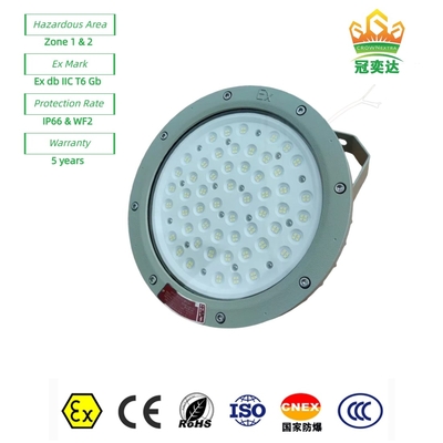 防火 防火 LED ベイライト 防塵/防水 危険ゾーン 1 175lm/watt の MEANWELL ドライバー