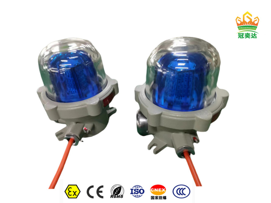 ゾーン1 2 防爆アラーム ライト 音響 視覚ランプ ATEX IP66 WF2 OEM 40ワット