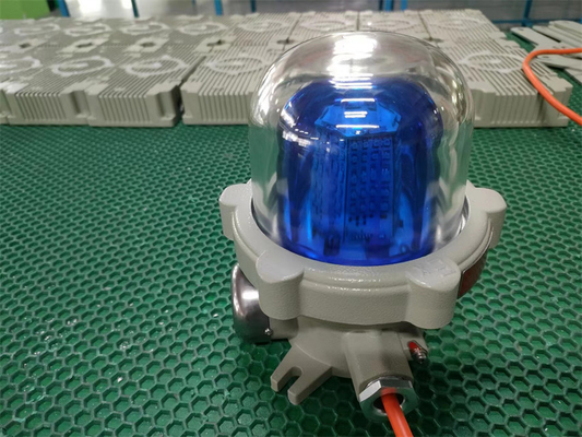 ゾーン1 2 防爆アラーム ライト 音響 視覚ランプ ATEX IP66 WF2 OEM 40ワット