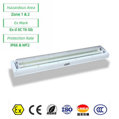 EXPROOF ATEX 線形?? 光 防火 防塵 防水 危険地帯 1 2 オイルガス 100lm/watt