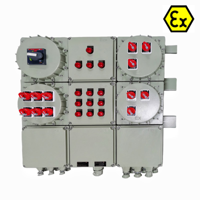 EXD e 防爆制御ステーション ATEX IP66 海上級 アルミニウム 危険地域向けにカスタム製造 225A