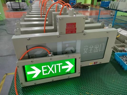メンテナンスフリー ATEX 出口灯 Zone21 Zone22 効率的 本質安全 防爆
