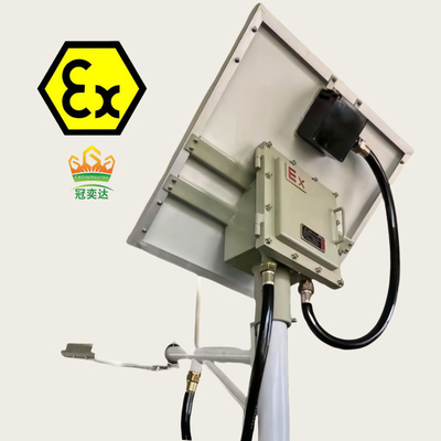 防爆太陽光路灯 アテックス IECEx 承認 WF2 IP66 100 ワット 140lm