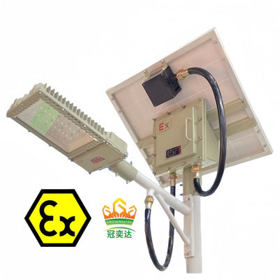 IP66 防爆太陽光路灯 100W 防水 危険エリアのための屋外LEDエリア照明