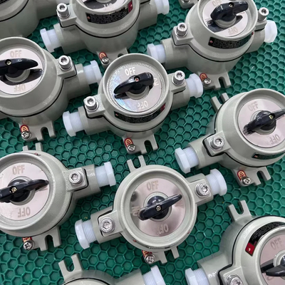 海上級アルミと9mm-13mmケーブルスペックで 50/60HZ電圧爆発防止スイッチ