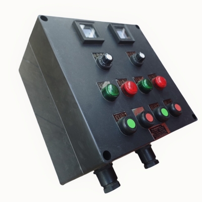 380V 防火 防火 GRP コントロールステーション CNEX ATEX 承認 オーバーショア オンショア ゾーン1 ゾーン2 のためのプラスチック製のカスタマイズ可能なケーブル入口