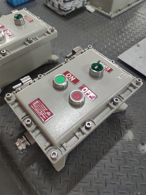10A EXD 防爆制御ステーション ATEX 級 海洋用 アルミケーブル 入口 G3/4&quot; 220VAC 380VAC 危険区域1クラス1