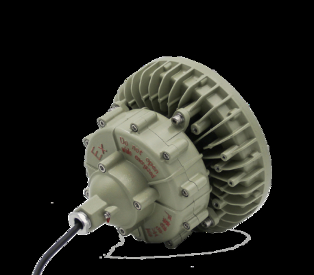 過酷な環境下での幅広い用途に対応する、100-277VAC 50-60Hz 定格電圧の防爆型ハイベイライト