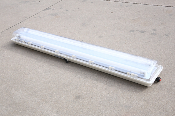 ATEX 1200mm 長さ 2*18w ダブルチューブ 防爆 LED 線形ライト ゾーン1と2,ゾーン21と22