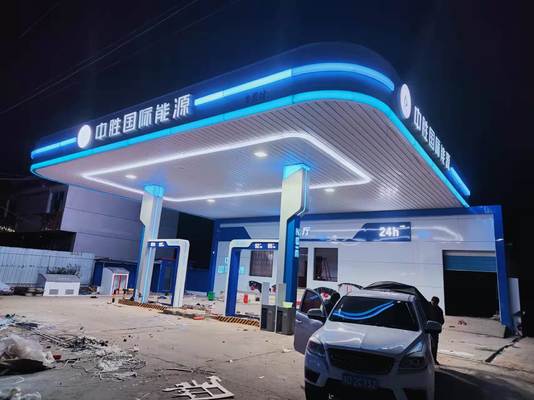 ATEX 18*18 インチ 方形 爆発 防止 ライト 100w 130lm/w ガソリン ステーション ライト 5 年間の保証