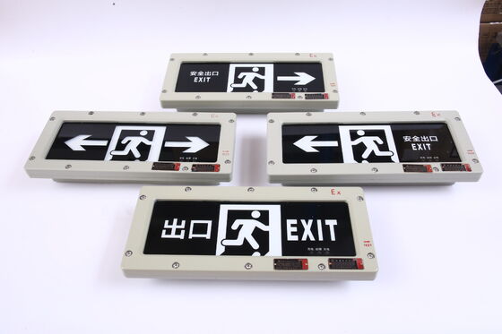防水型アルミ合金 IP66 防爆 LED 緊急警告灯 CE ATEX 3W 防爆 LED 出口信号灯