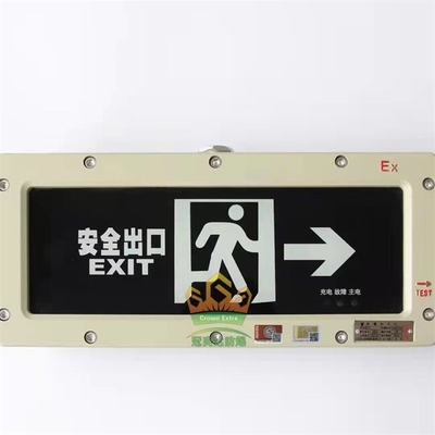 3W 100lm/w 防水 IP65 防爆 LED 非常事態警告灯 出口サイン 防爆灯